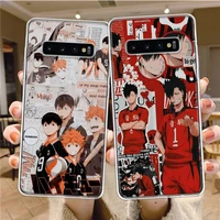 haikyuu nekoma anime phone case for samsung a72 a71 f62 a52 f52 a51 a42 a41 a32 a31 a22 a21 a12 a11 galaxy a02s a01 m51 m30 m31