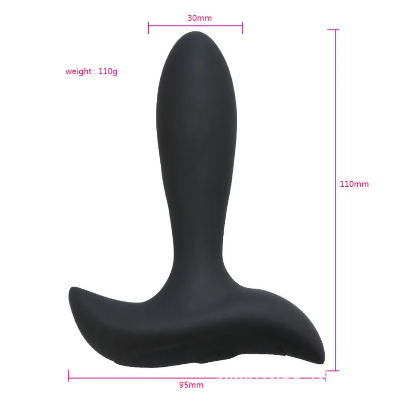 Силиконовый вибратор для массажа простаты 10 режимов Анальный Мужской