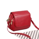 Женская сумка через плечо, из натуральной кожи