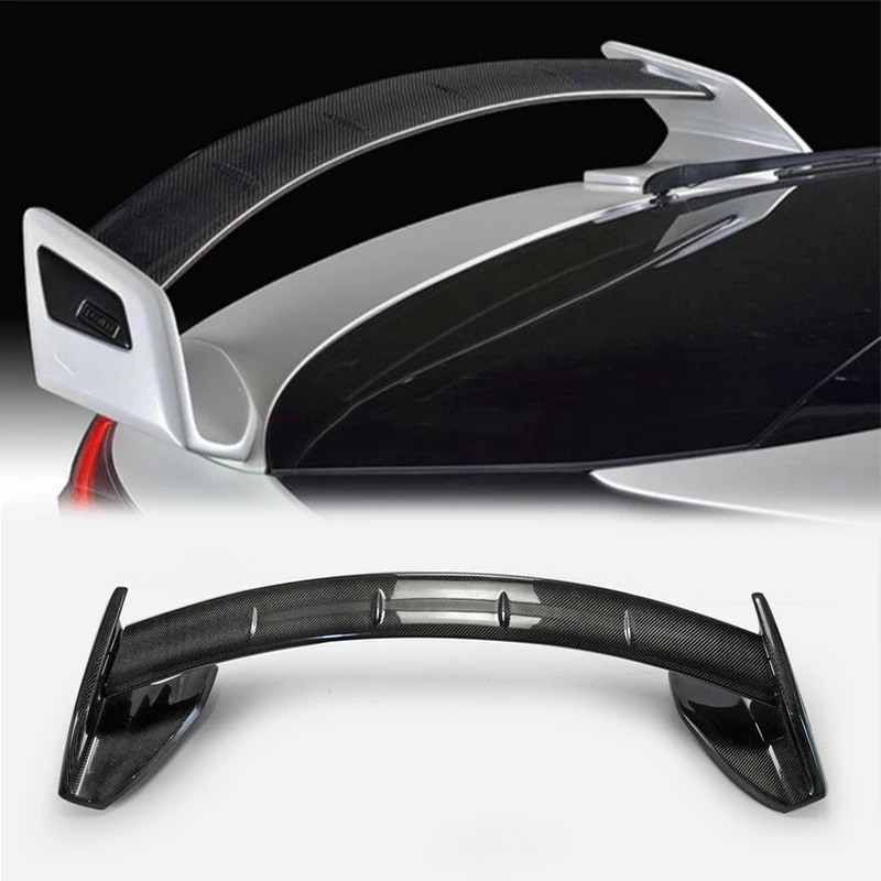 

for 15 onwards ZVW50 Prius carbon fiber glossy black ROW Style Rear trunk Spoiler