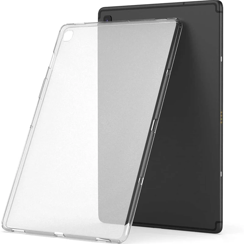 Transparent Tablet Case For Samsung Galaxy S5E 10.5" 2019 Soft TPU Clear Back Protector Cover For Samsung Tab SM-T720/T725