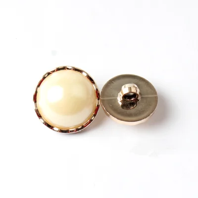 10PCS21MM Красивая жемчужная металлическая кнопка для пальто Скрапбукинг пошив одежды аксессуары для одежды DIY ремесла - Цвет: P