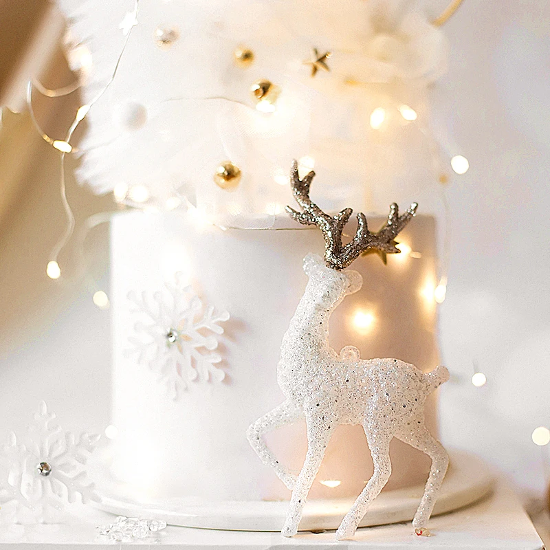 Пряжа Рождественская елка лося торт-Снежинка фигурки жениха и невесты Для День