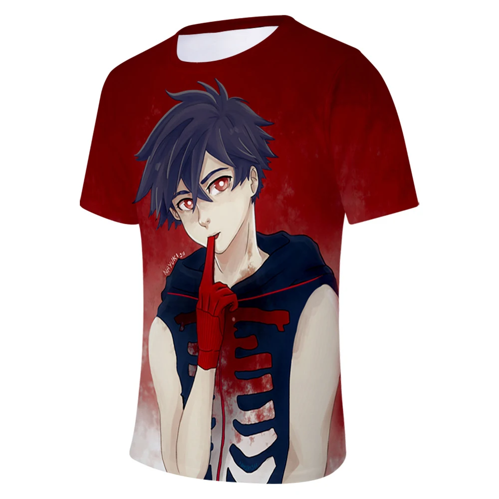 

Kemono Jihen T shirt Kemono Jihen Anime T-shirts Short Sleeve Shirt