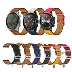 Ремешок кожаный для Huawei Watch GT 2 42 мм 46 мм 2e GT2 Pro GT3 Honor MagicWatch, сменный Браслет для наручных часов, 20 мм 22 мм