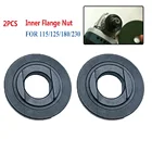 Набор гаек с внутренним фланцем и резьбой для угловой шлифовальной машины Bosch Makita, 16 мм, 115125150180230