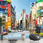 Японская Токийская улица 3D фотобумага s японская кухня суши Ресторан Papel De Parede Industrial Decor Настенная 3D Бумага