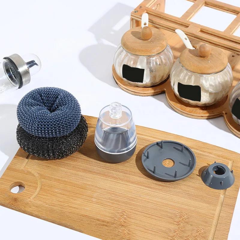 Кухня мыла распределяя щётка наладонник скруббер отмыть Инструмент Держатель