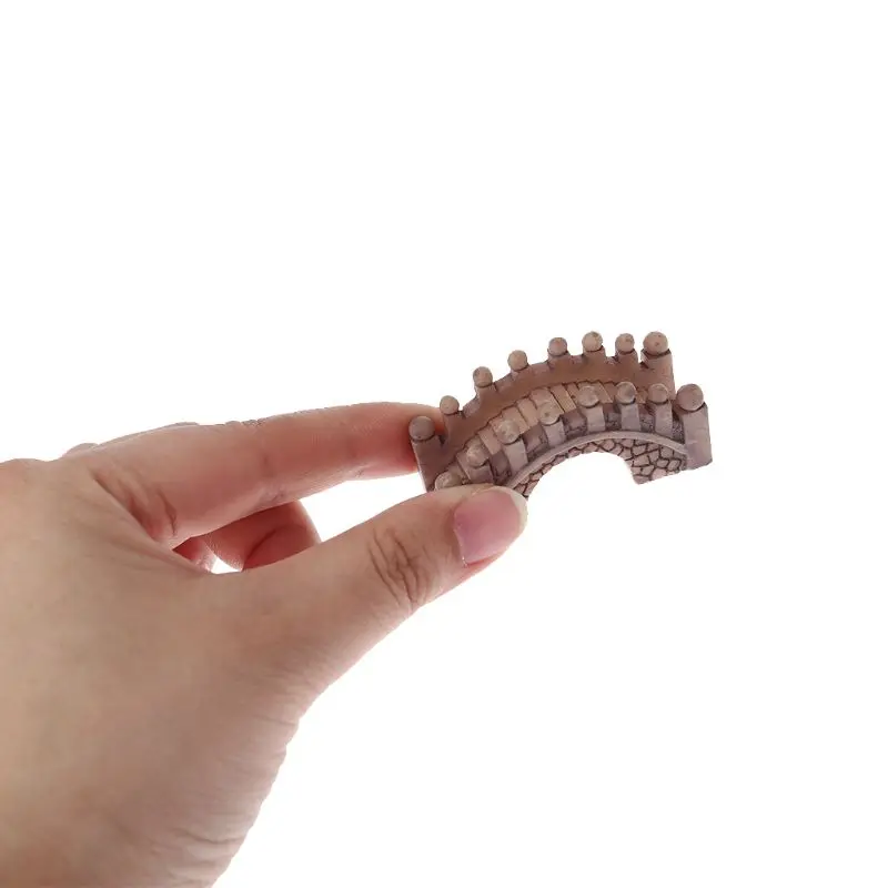 

Bridge Landscape Miniature Fairy Garden Terrarium Doll House Statue Home Decor