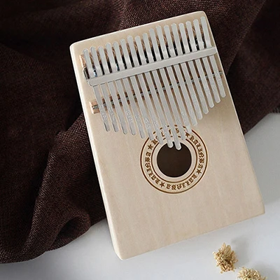 Wood Color A Калимба 17 ключ Африканский музыкальный инструмент Picea Asperata твердой древесины калимба большой палец пианино с обучения книга Мелодия молоток - Цвет: Wood Color A
