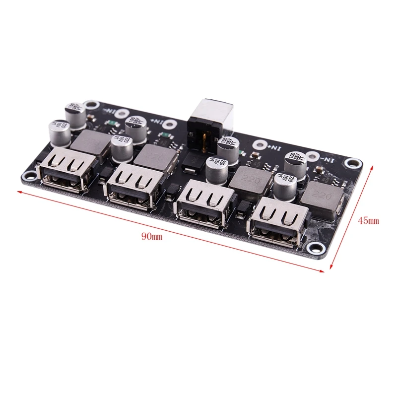 4 канальный Usb Qc3.0 Qc2.0 постоянного тока Dc понижающий преобразователь зарядки