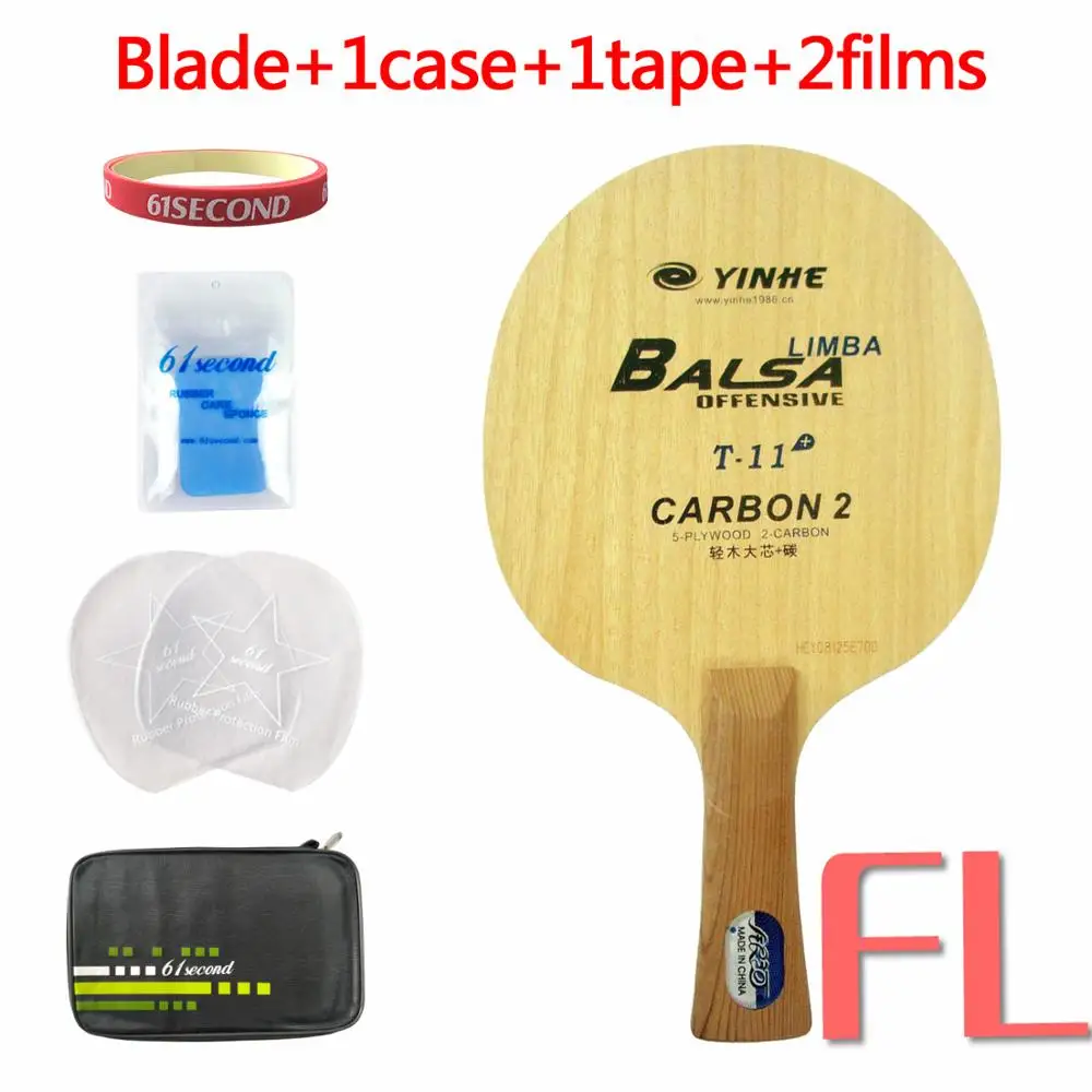 FL with F 1case Yinhe Млечный Путь галактика T-11+ T 11+ T11+ настольный теннис пинг понг лезвие - Цвет: FL with F 1case