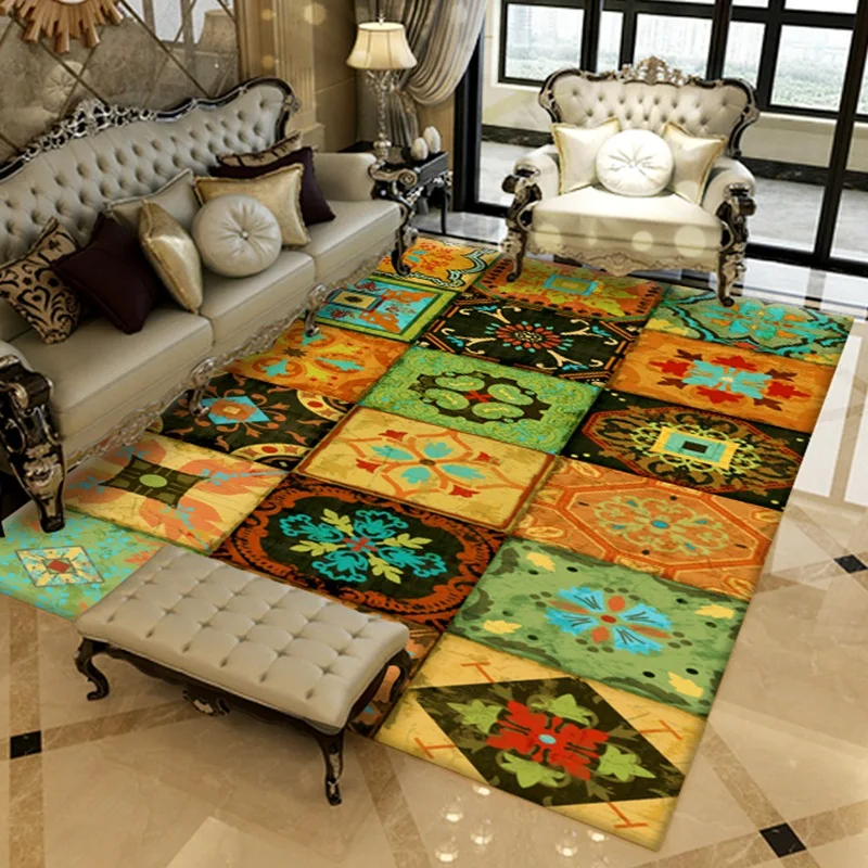 

Moroccan Carpets For Living Room Bedroom Area Rugs Bohemian Geometric Home Decor Large Floor Mat Kitchen Bathroom Hallway Tapete