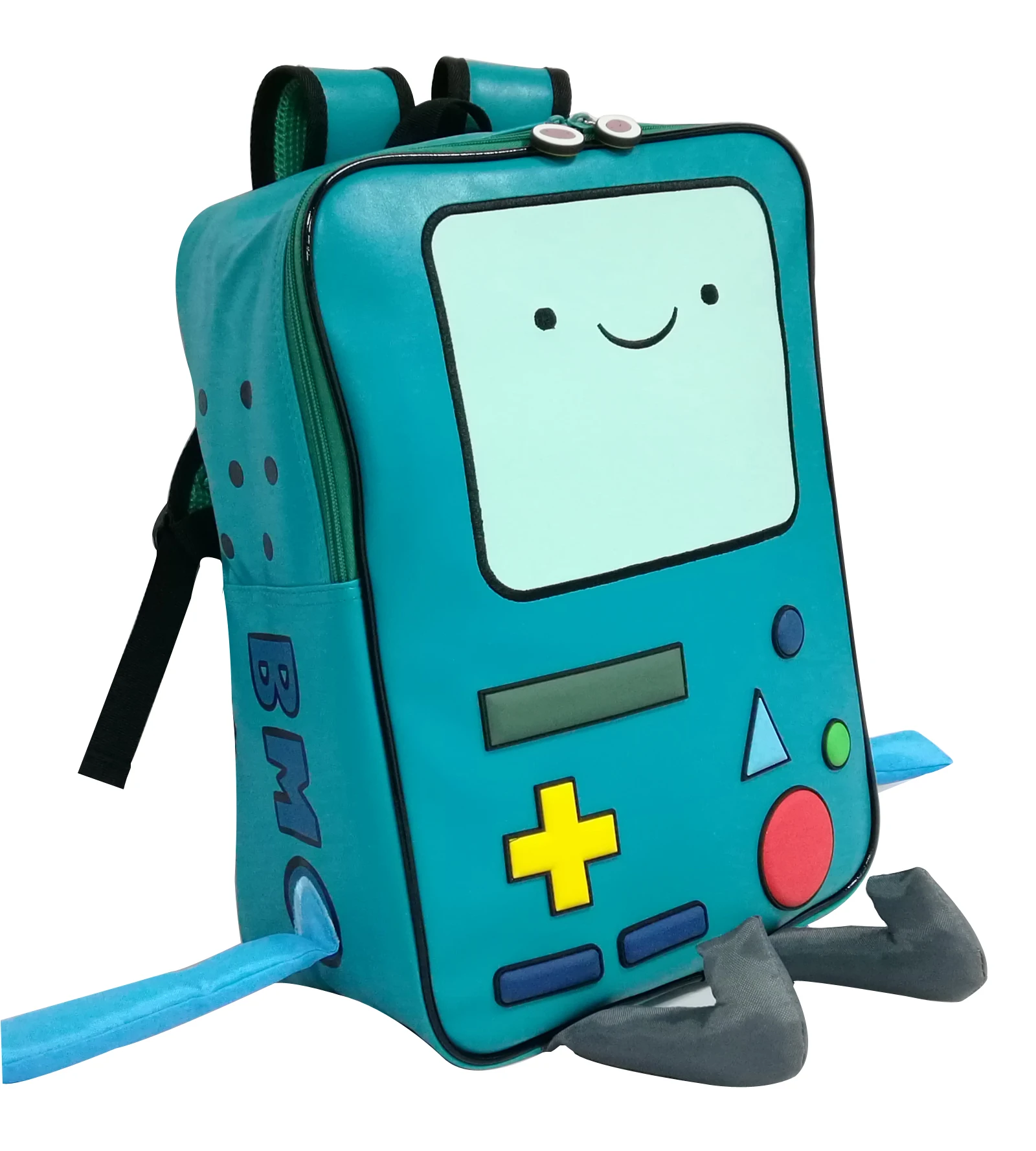 BeeMore Backpacks Finn and Jake BMO Backpacks Water Resistant Cartoon Robot Backpacks for Women Men College School Student Lapto