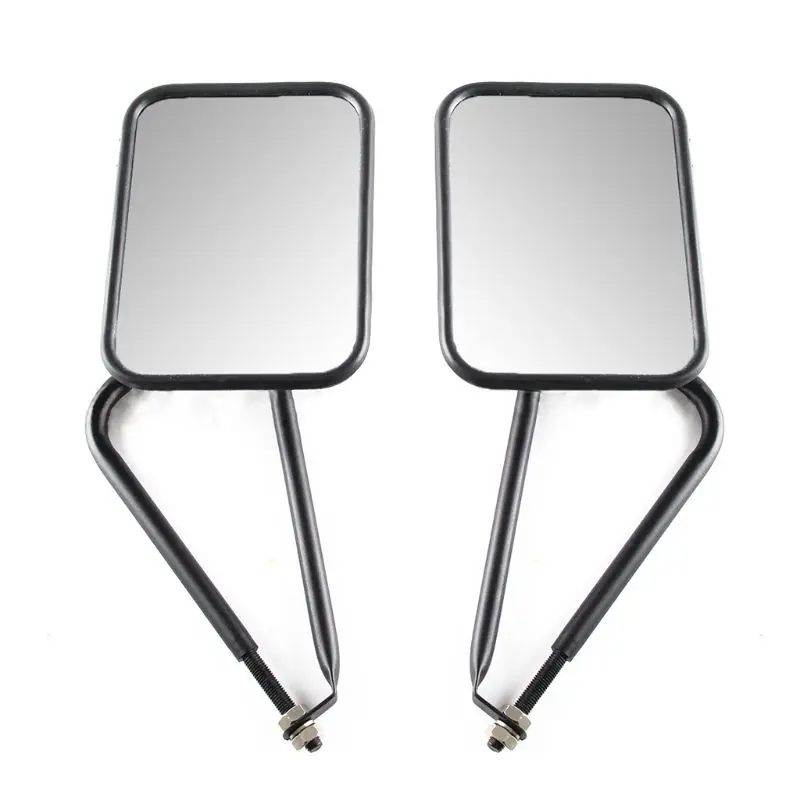 

Боковые зеркала на шарнирах, квадратные бездверные зеркала заднего вида для Wrangler TJ JK JL