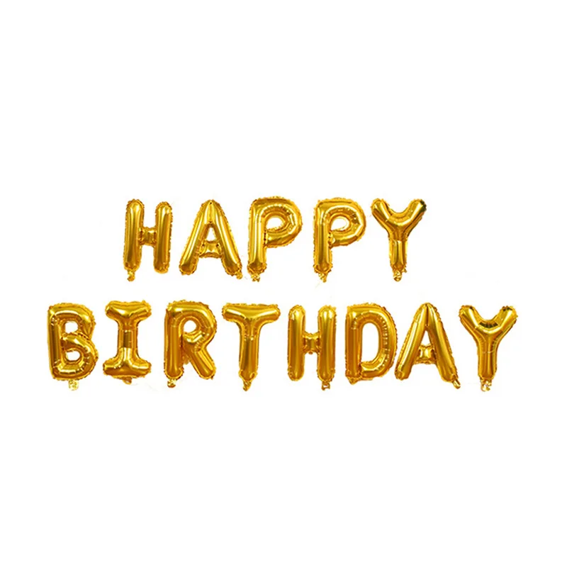 37 шт./партия трехслойный торт фольга Упаковка шариков для дня рождения детское