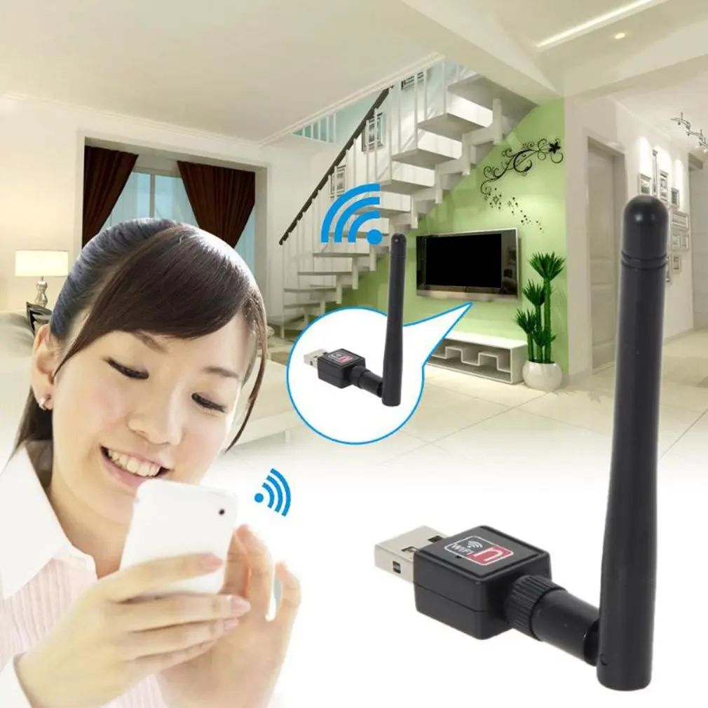 150 м USB WIFI беспроводной LAN адаптер большой радиус действия 2dBi антенна для