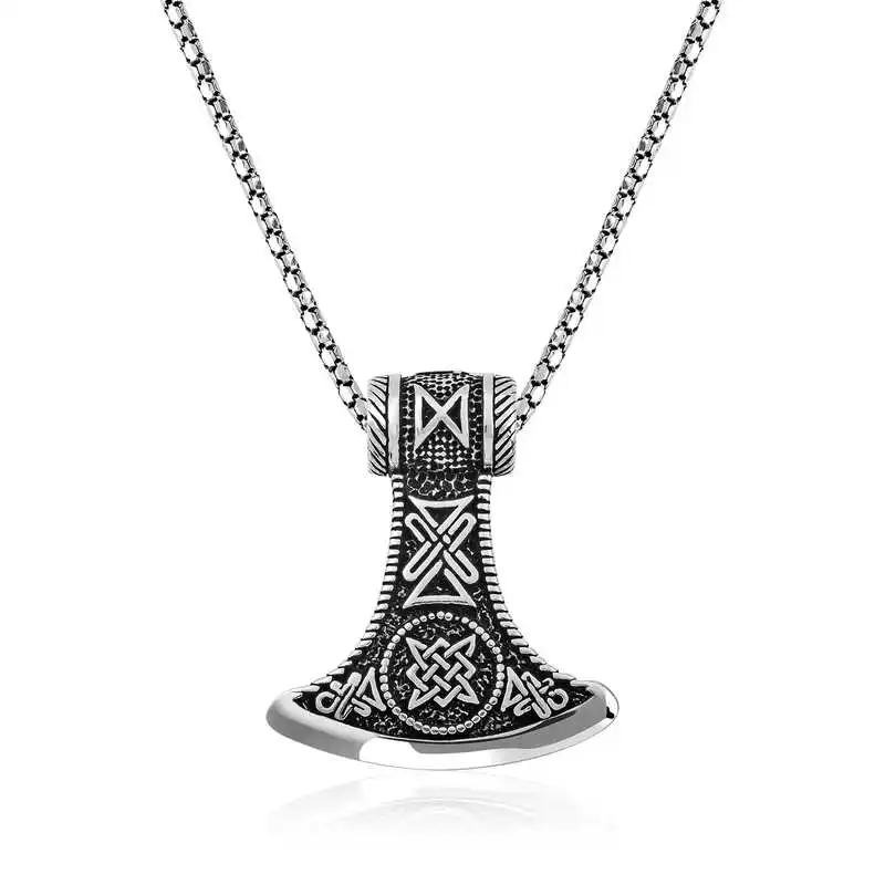 

Silverlina Silver Axe Necklace