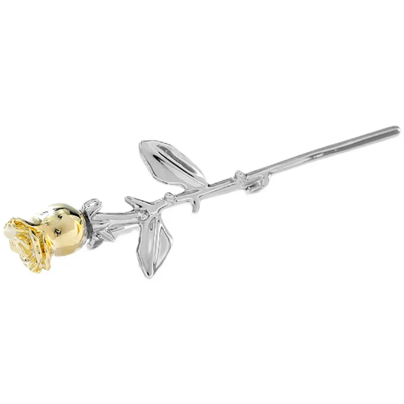

Rose Brooch female Korean fashion luxury exquisite Pin Brooch suit coat versatile high-end accessories