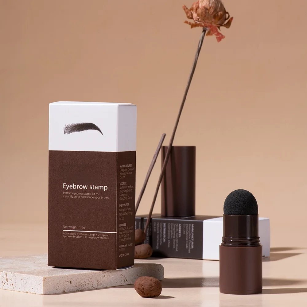 Набор для формирования бровей штамп водостойкий долговечный естественный