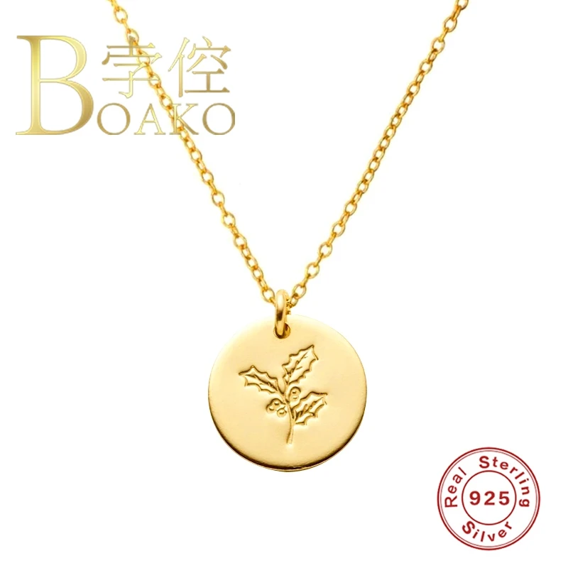 Ожерелье женское из серебра 925 пробы с цветком |