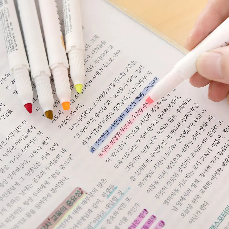 Японские Канцтовары Zebra Mildliner двусторонний маркер тонкий/смелый 20 цветов