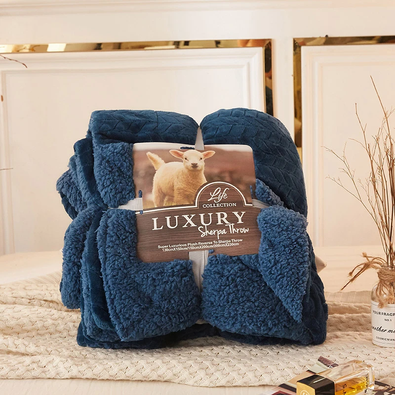 Утепленное двустороннее Коралловое бархатное одеяло для постельных