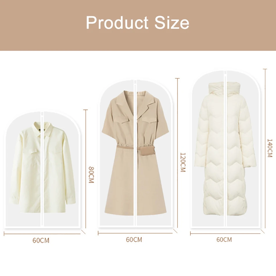 1/5 шт. прозрачный чехол органайзер для одежды|Чехлы одежды| |