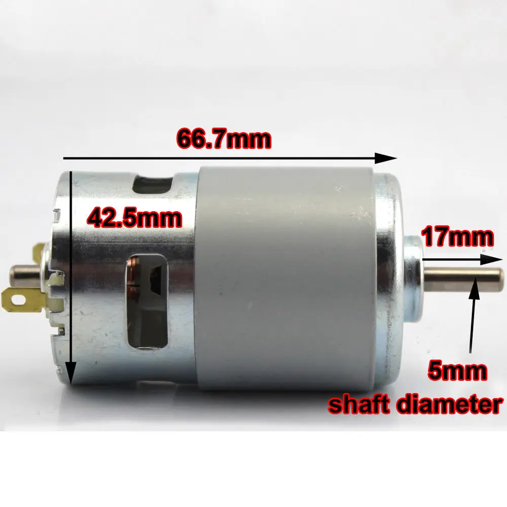 DC 12V 24V 10000 19800 RPM RS 775 высокоскоростной большой крутящий момент мотор шариковый
