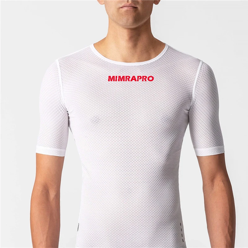 MIMRAPRO белый цвет с коротким рукавом Велоспорт Джерси/пот рубашка/Колготки одежда