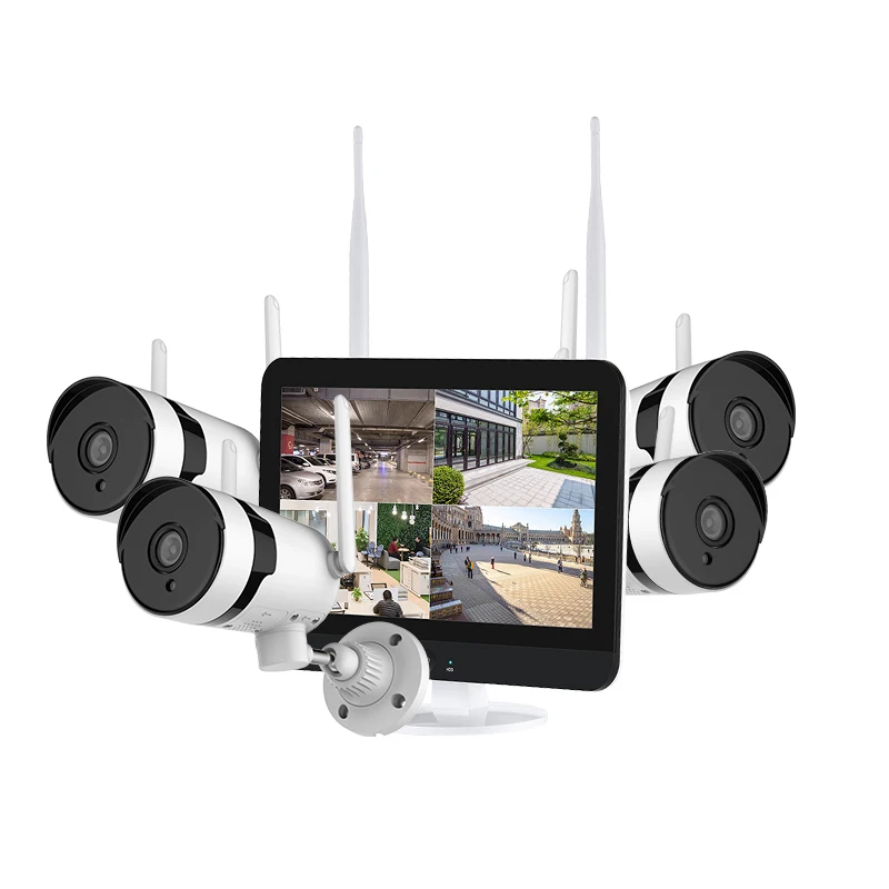 

Original ZHUHUIFEI 3MP HD Wifi PTZ Camera 12.5-inch Wireless Monitor NVR Surveillance Video System Home Outdoor Security Camera