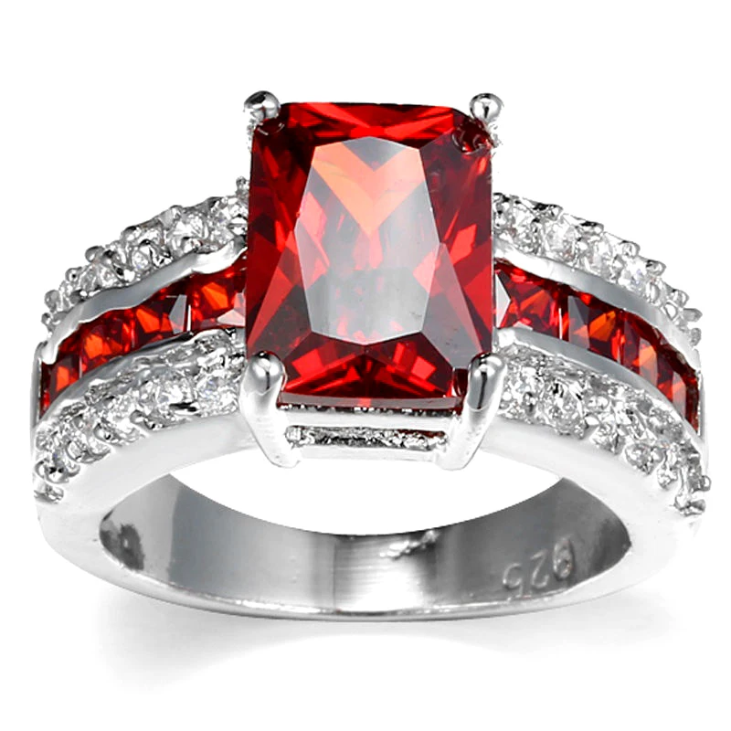 Женское золотое кольцо RBNYD свадебное с кристаллами для невесты обручальное