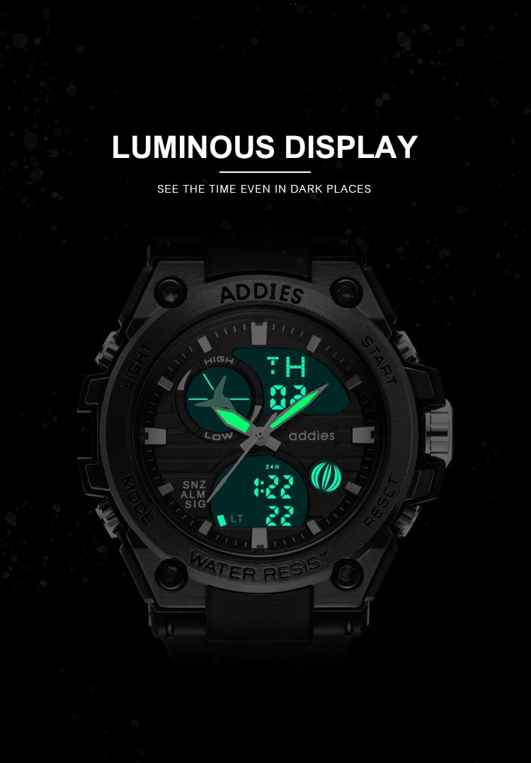 Мужские военные цифровые спортивные часы Тактические Водонепроницаемые уличные