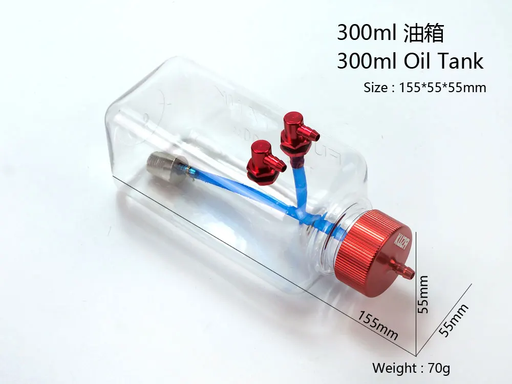RC Plane Model Accessory Parts 40-90 Class Plastic Fuel Oil Tank Pack 300ml for Gas Power Airplane | Игрушки и хобби