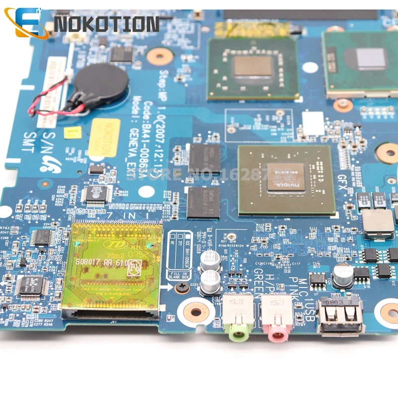 NOKOTION BA41 00863A материнская плата для ноутбука Samsung NP R700 965PM DDR2 основная обновление