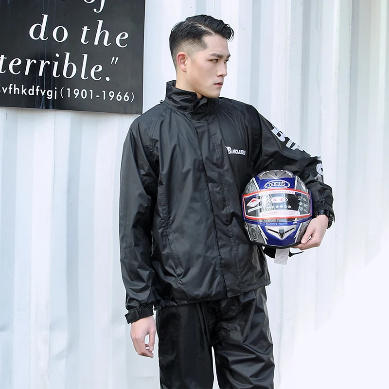 Мотоциклетный дождевик мужской для верховой езды Сплит водонепроницаемый шторм