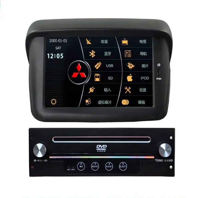 Для Mitsubishi Strada / Triton Warrior 2009 ~ 2013 Автомобильный GPS навигатор Радио DVD плеер стерео BT MFD