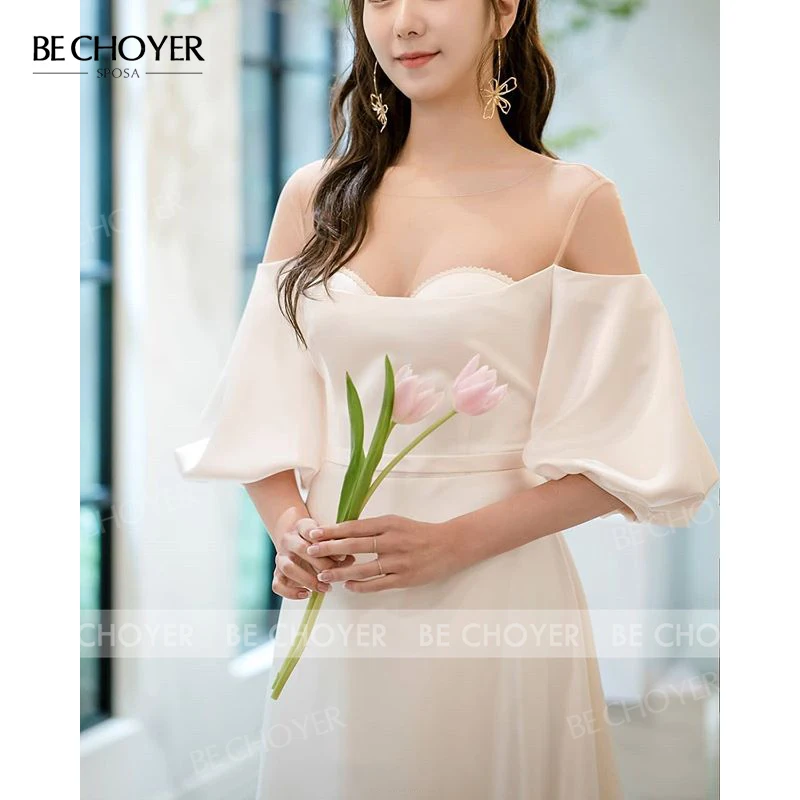 Vestido De Noiva Простой Бисероплетение сатиновое свадебное платье Шик возлюбленной по