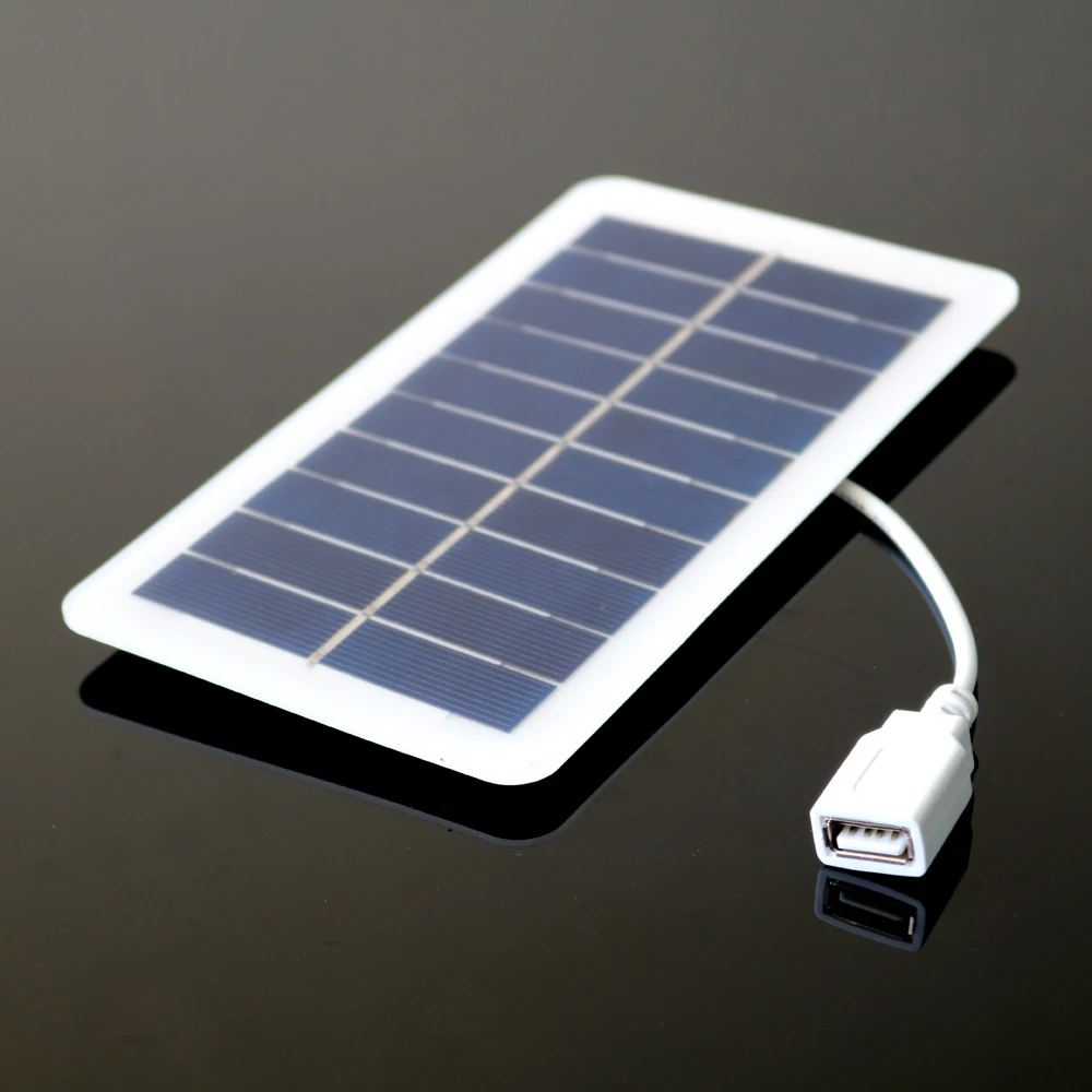 Солнечная панель постоянного тока 2 Вт 5 В USB Micro-выход зарядное устройство
