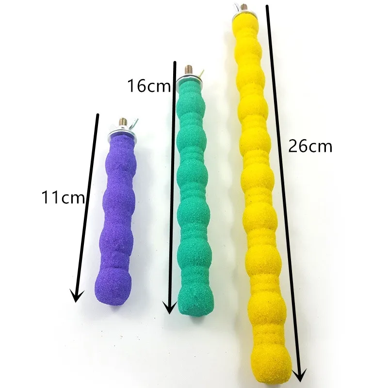 Птица Попугай окунь стенд держатель цвет Эмери игрушки шлифовальный коготь