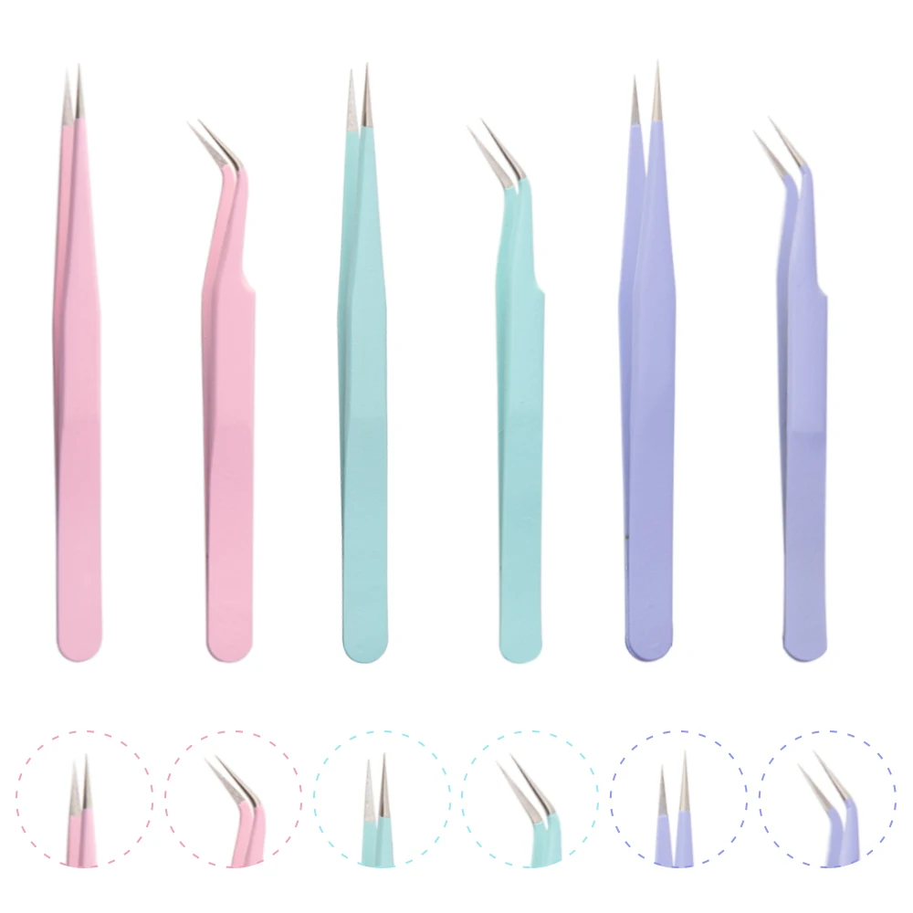 

Женский пинцет с быстрой вставкой для стразов, пинцет из нержавеющей стали для алмазной вышивки, аксессуары для алмазной мозаики