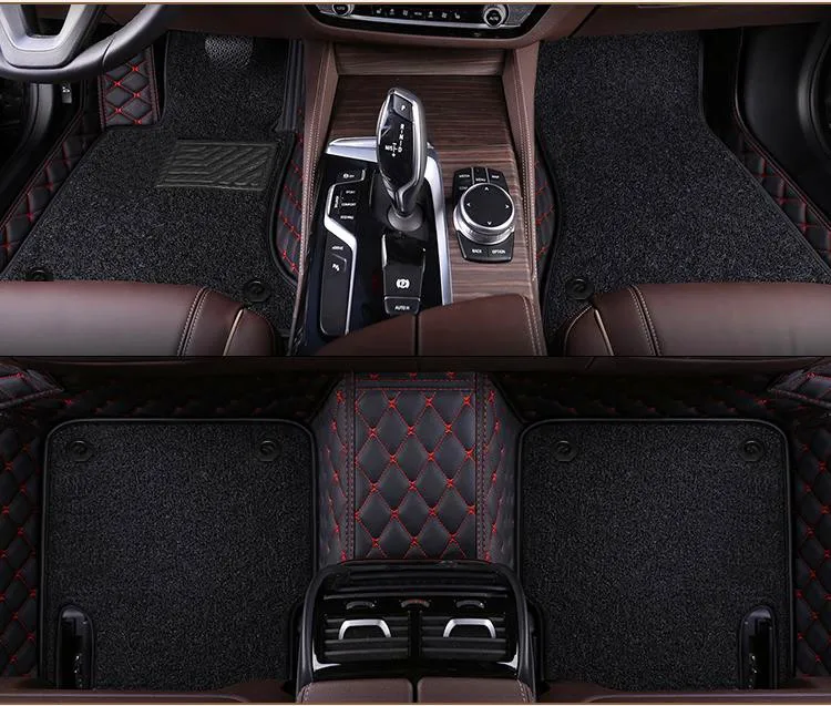 

Best quality! Custom special car floor mats for Hyundai KONA 2022 waterproof durable double layers carpets for Kona 2021-2018