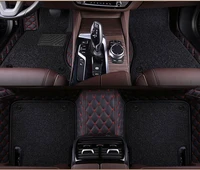 best quality custom special car floor mats for hyundai kona 2022 waterproof durable double layers carpets for kona 2021 2018