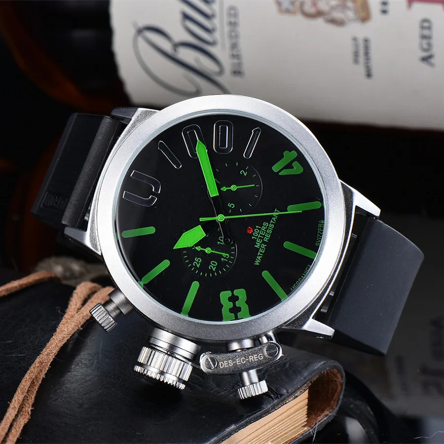 

Fashion Mens AAA Watch Fashion Automatic Mechanical watch Mens Chronograph Sports Watches With Silicone Strap