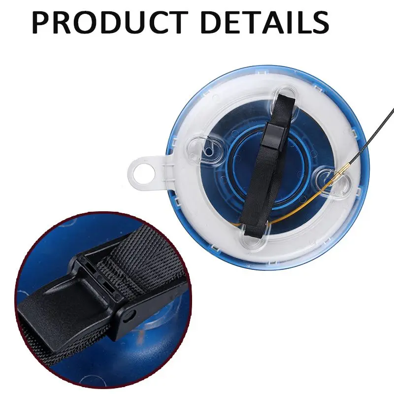 3mm 30 Meter Blue Guide Device Fiberglass Electric Cable Push Pullers Duct Fish Tape Wire Reel Puller