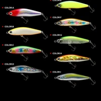 70mm 14g tackle outdoor crankbaits pencil sinking minnow baits minnow lures winter fishing fish hooks