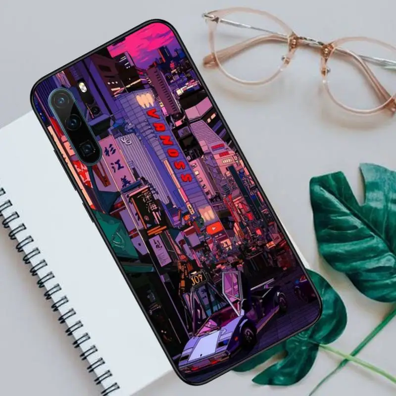 

Wave Art pattern Phone Case For Huawei honor Mate P 10 20 30 40 Pro 10i 9 10 20 8 x Lite Luxury brand shell funda coque