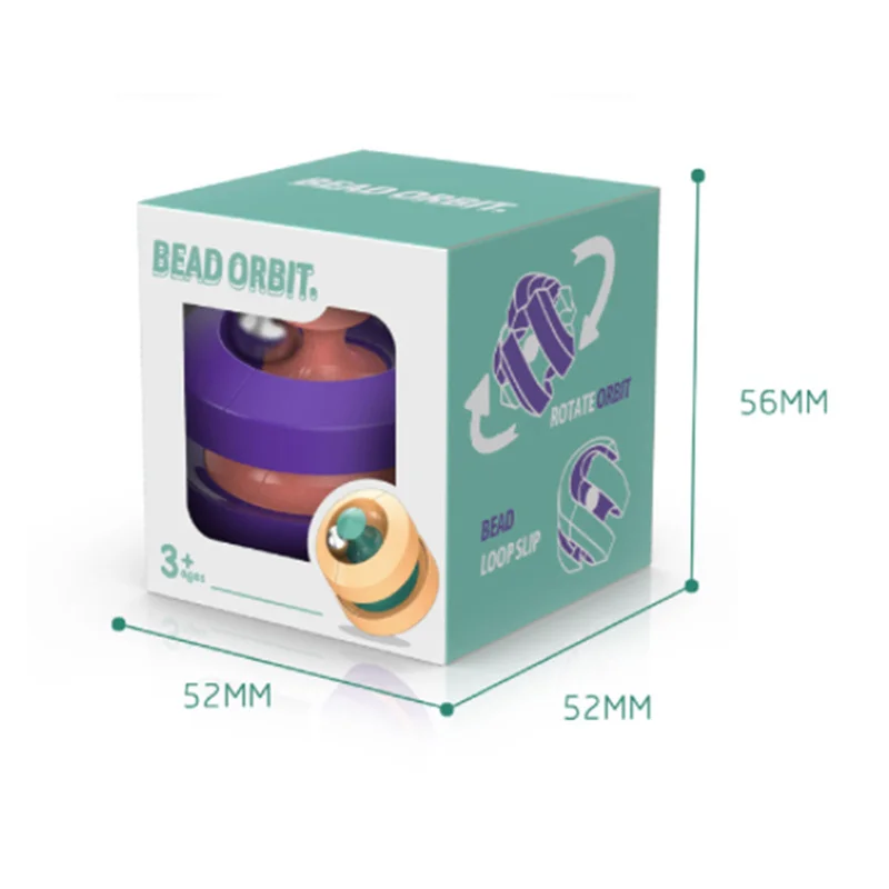 Anti-estr&eacute;s de magia de descompresi&oacute;n peque&ntilde;o Spinner con cuentas libremente Juguetes-3