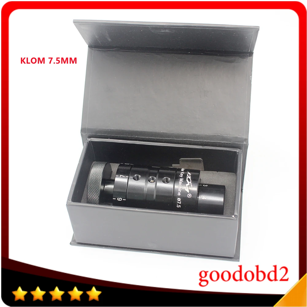 Klom 7.5MM Tubular Key Cutter Machine KLOM Portable Plum Key Copier Hardware Tool Lockpick