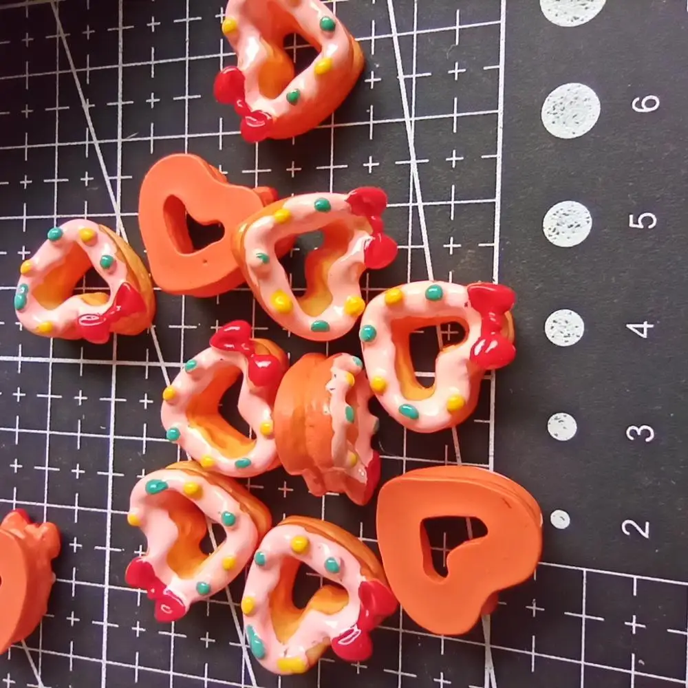 

Кабошоны для скрапбукинга, 1 шт./лот, полимерные, с плоской спинкой, розовый бант для торта, 16 мм